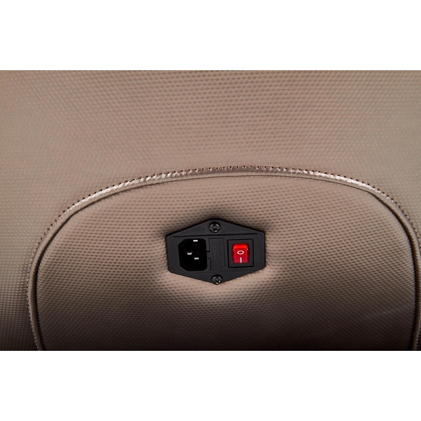 Fotel DOPIO wypoczynkowy z funkcją masażu beżowy - Halmar