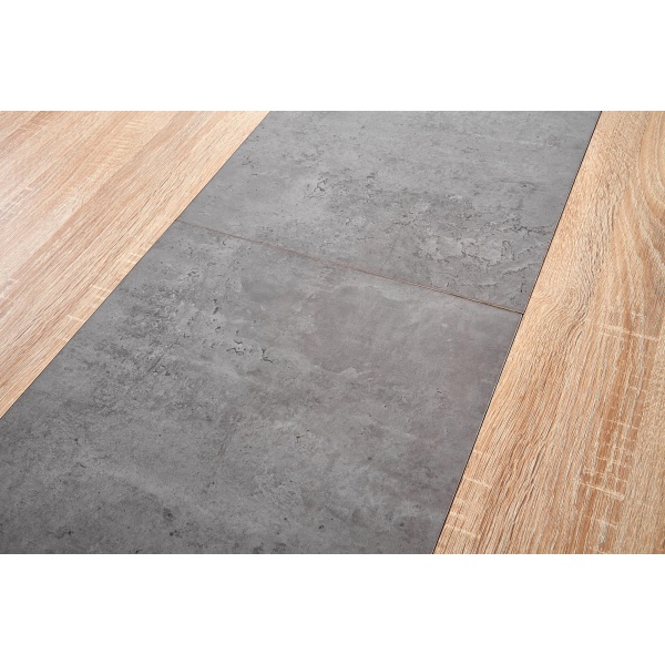 Stół ALBON rozkładany dąb sonoma / popielaty - Halmar