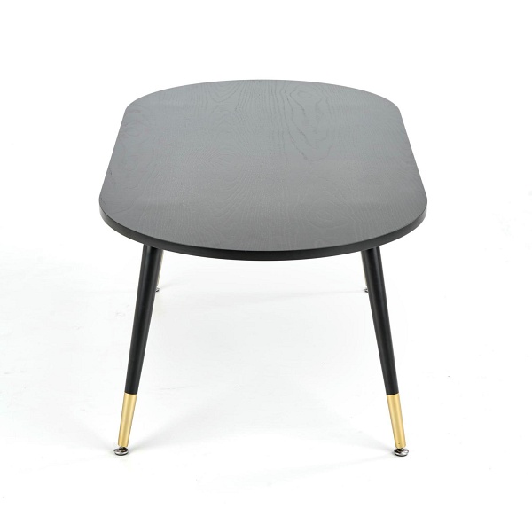 Ława EMBOSA czarny / złoty - Halmar