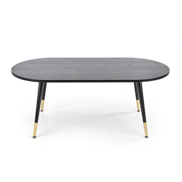 Ława EMBOSA czarny / złoty - Halmar