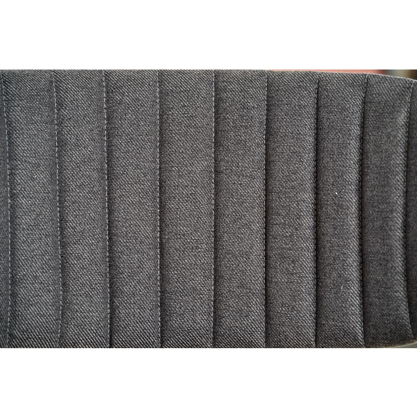 Krzesło K362 , tapicerka - ciemny popiel, nogi - złoty - Halmar