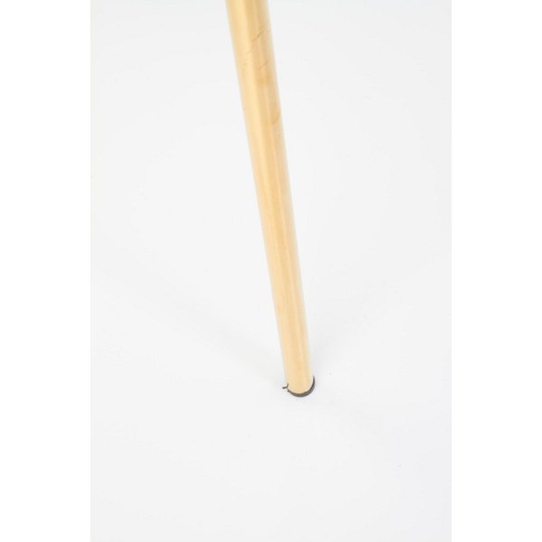 Krzesło K363 , tapicerka - popielaty, nogi - złoty - Halmar