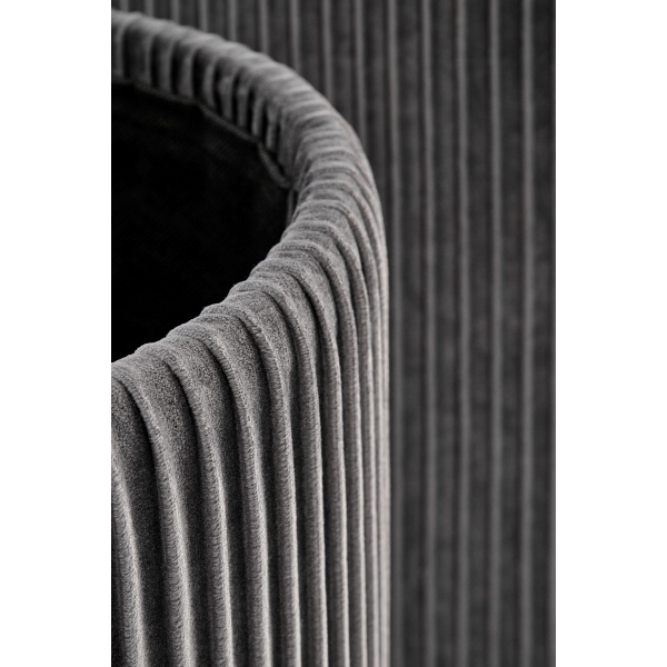 MONTY zestaw 2 puf, popielaty - Halmar