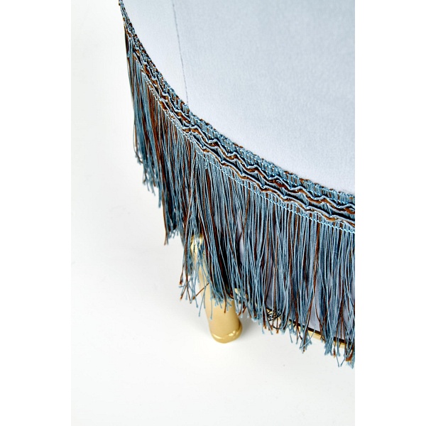 Pufa COSBY jasny niebieski / złoty - Halmar