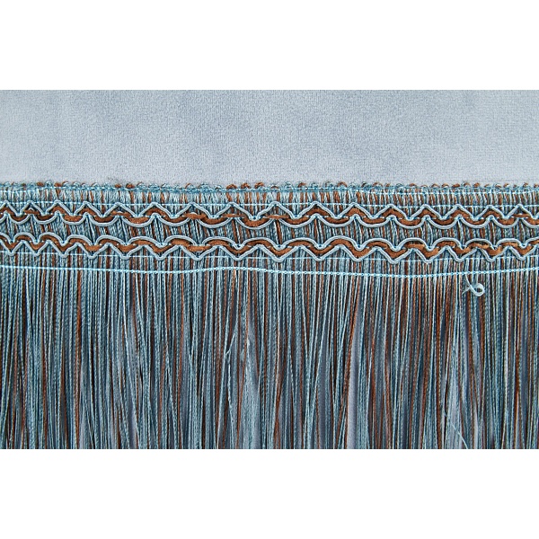 Pufa COSBY jasny niebieski / złoty - Halmar