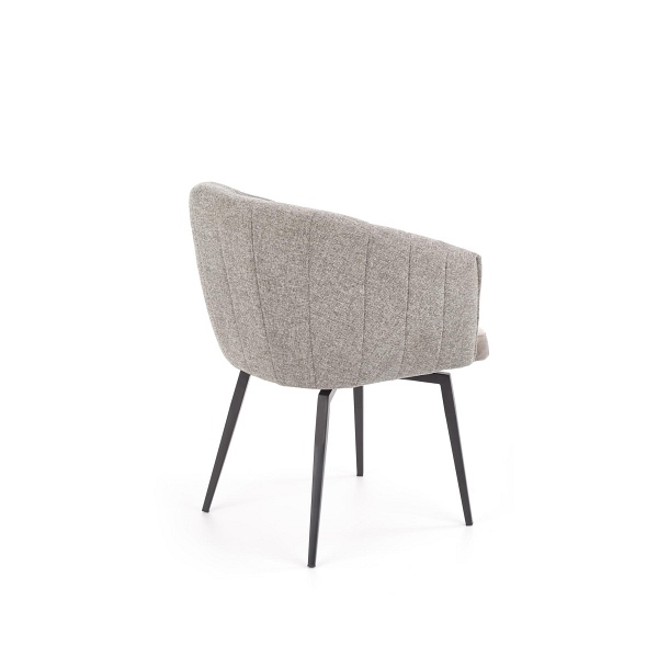 Krzesło K378 z funkcją obracania popielaty - Halmar