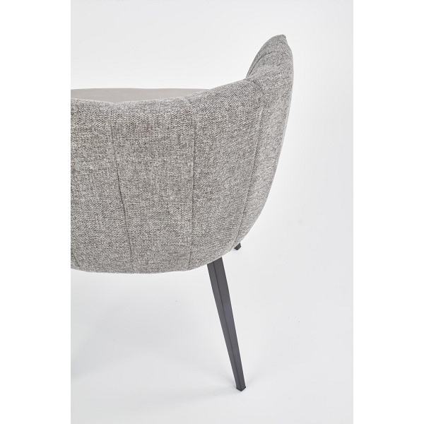 Krzesło K378 z funkcją obracania popielaty - Halmar