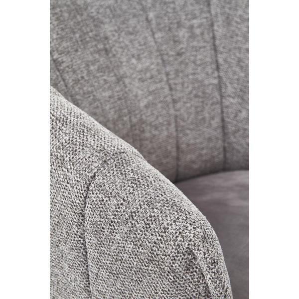 Krzesło K378 z funkcją obracania popielaty - Halmar