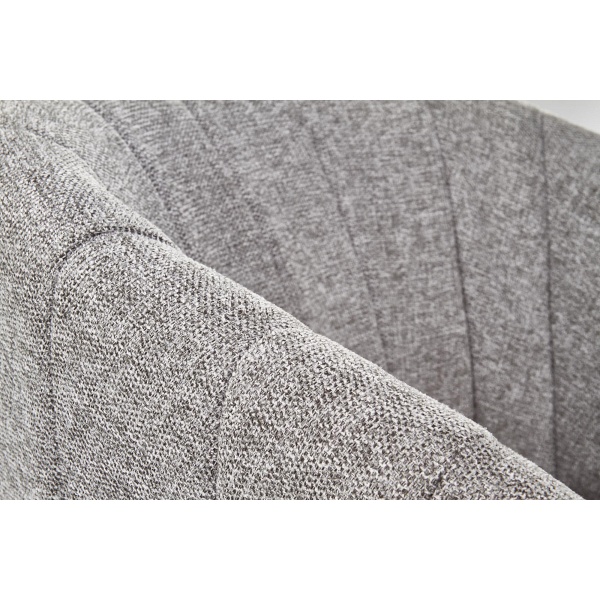 Krzesło K378 z funkcją obracania popielaty - Halmar