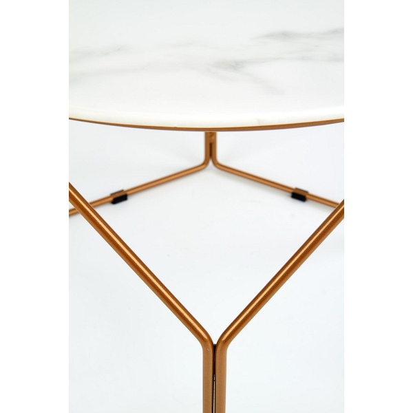 Ława MADISON złoty / marmur - Halmar