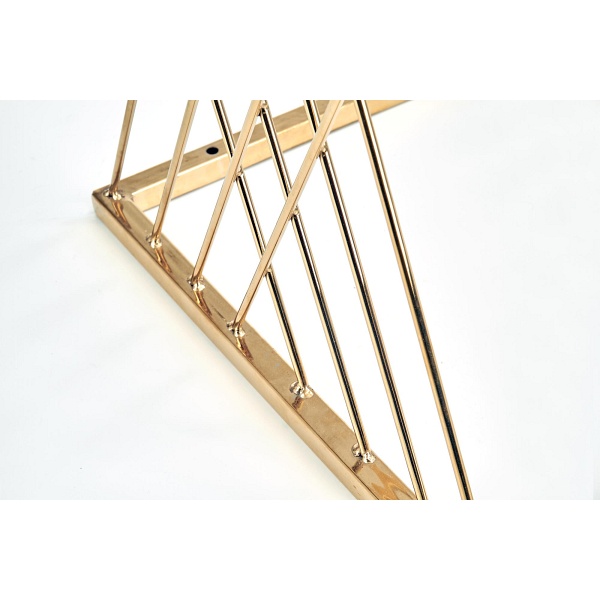 Ława NANCY złoty / transparentny - Halmar