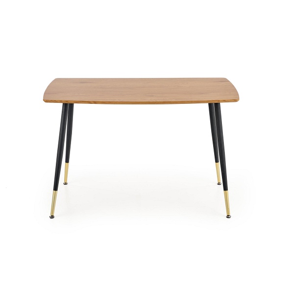 Stół TRIPOLIS , blat - dąb złoty, nogi - czarny - Halmar