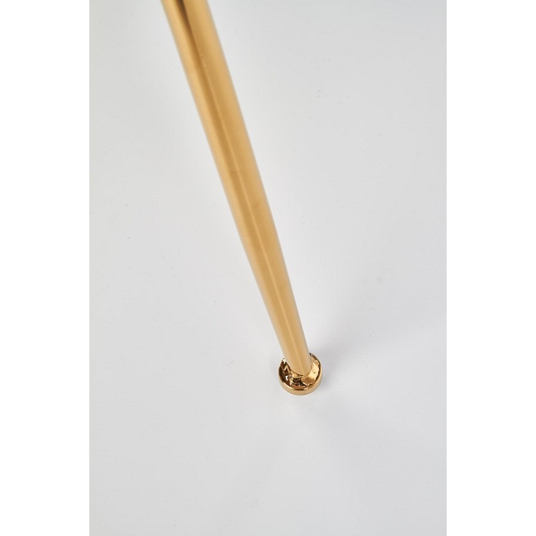 Krzesło K381 różowy / złoty - Halmar