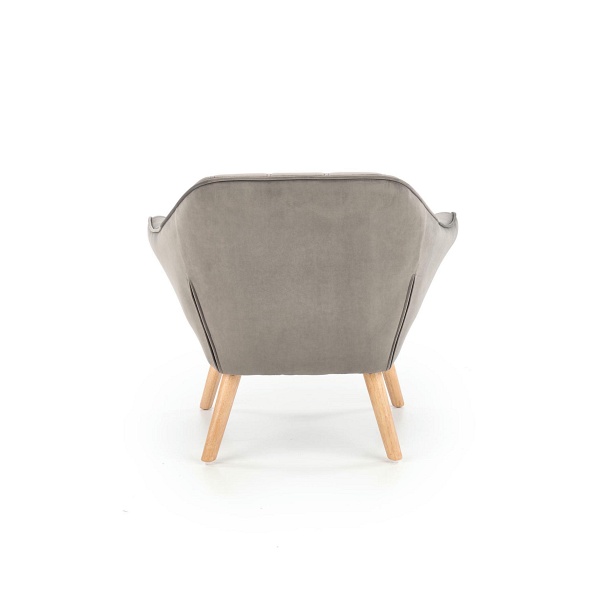 Fotel ROMEO wypoczynkowy popielaty / naturalny - Halmar