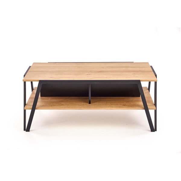 Ława VOLTA czarny / dąb złoty - Halmar