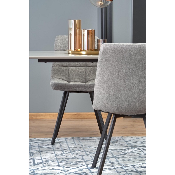 Stół BALROG , stelaż - czarny, blat - jasny popiel - Halmar