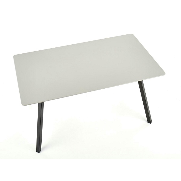 Stół BALROG , stelaż - czarny, blat - jasny popiel - Halmar