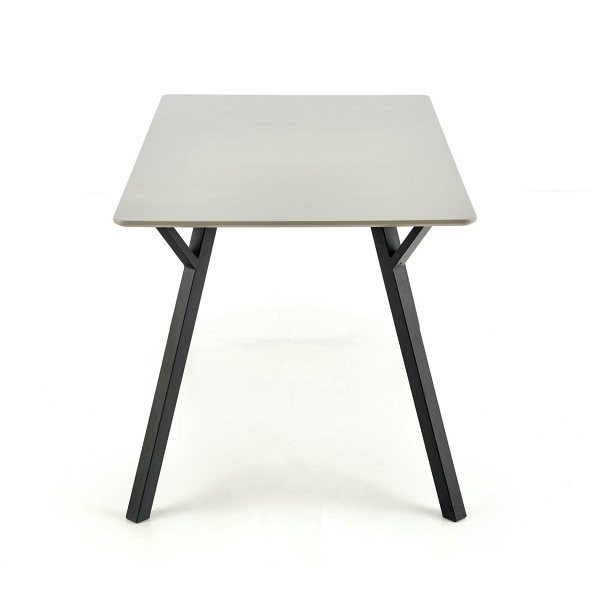 Stół BALROG , stelaż - czarny, blat - jasny popiel - Halmar