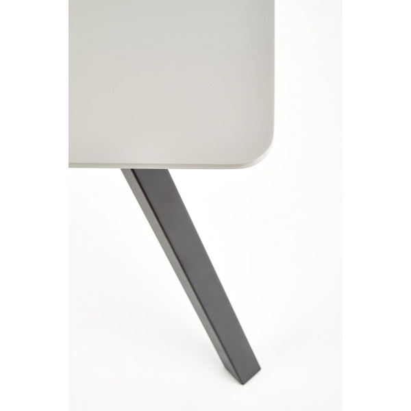 Stół BALROG , stelaż - czarny, blat - jasny popiel - Halmar