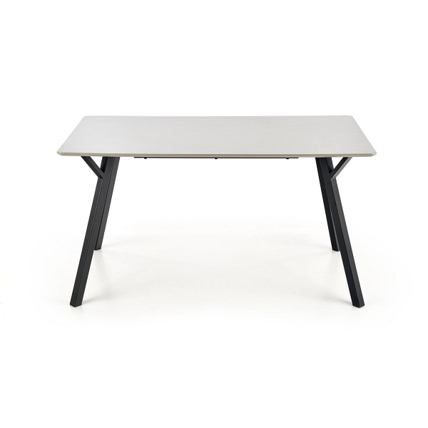 Stół BALROG , stelaż - czarny, blat - jasny popiel - Halmar