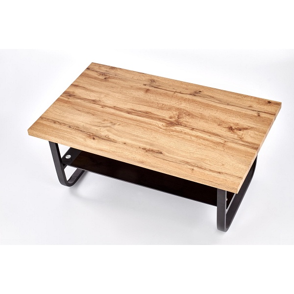 Ława ESPINOZA PROSTOKĄT czarny / naturalny - Halmar