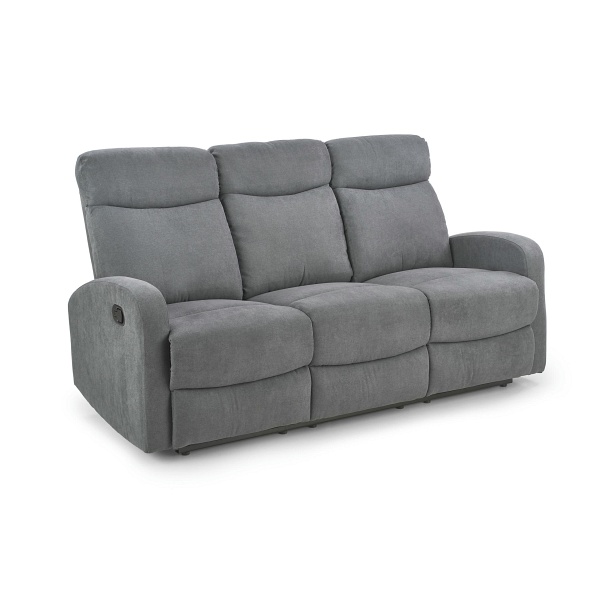 Sofa OSLO 3S, 3S ciemny popiel - Halmar