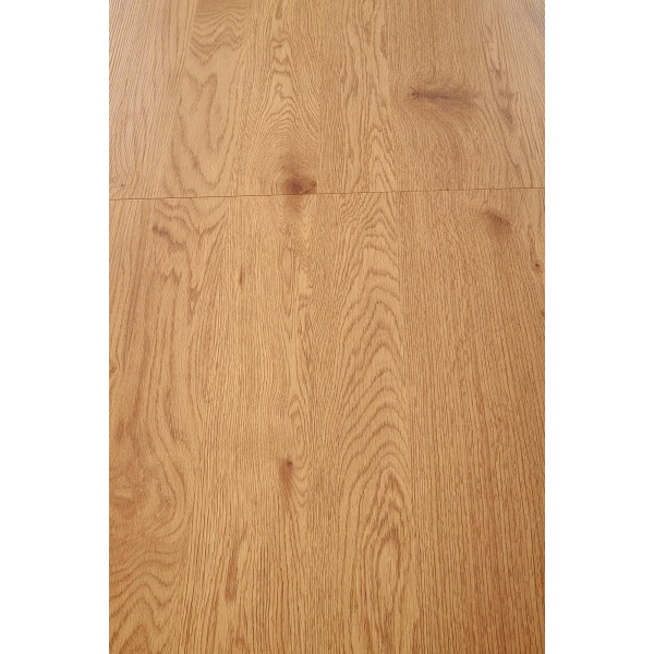 Stół COLORADO rozkładany, blat - dab złoty, stelaż - czarny - Halmar