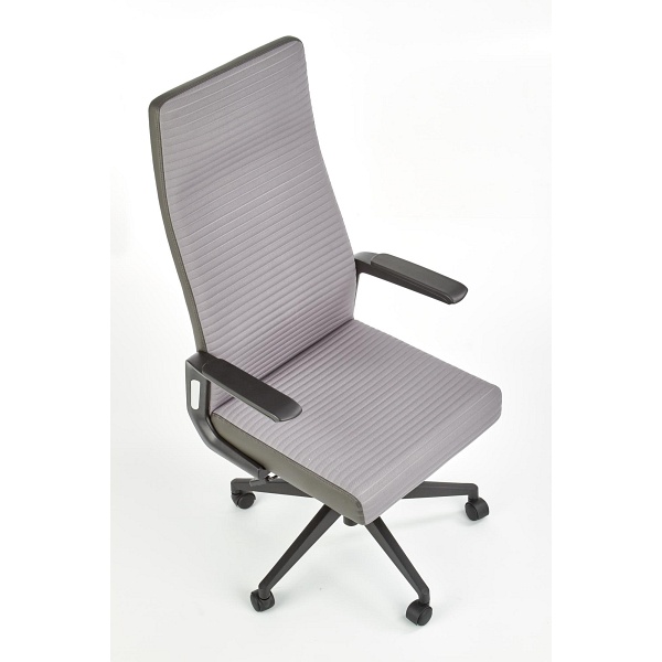 Fotel AREZZO gabinetowy popielaty - Halmar