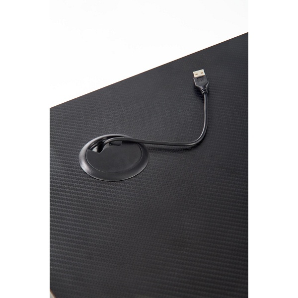 Biurko B40 gamingowe czarny / czerwony - Halmar