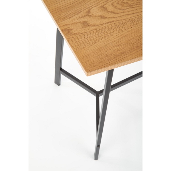 Biurko B41 dąb złoty / czarny - Halmar