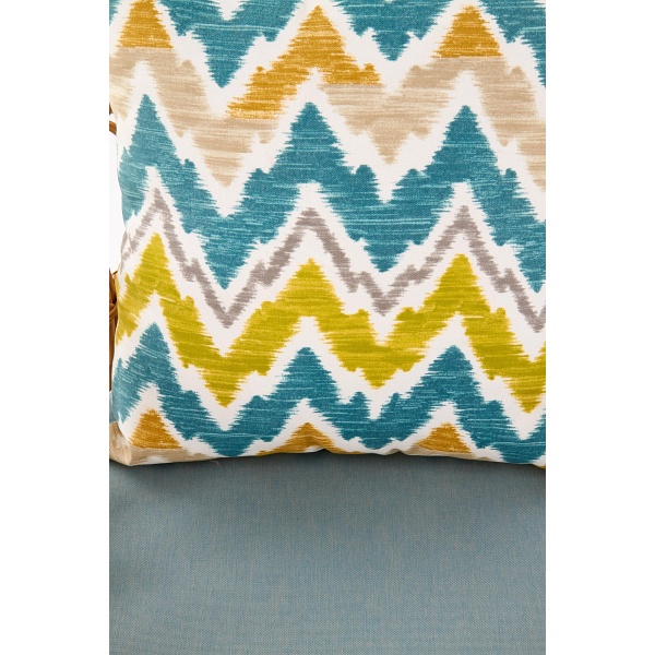 Fotel GARDENA 1S czarny / naturalny / popielaty - Halmar