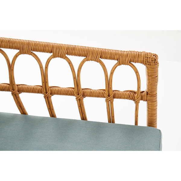 Fotel GARDENA 1S czarny / naturalny / popielaty - Halmar