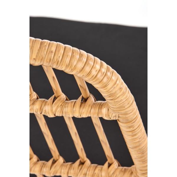 Krzesło K401 naturalny / czarny - Halmar