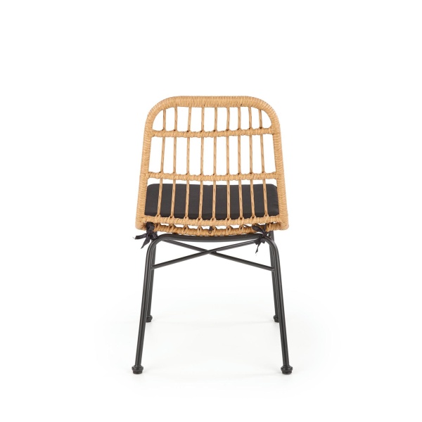 Krzesło K401 naturalny / czarny - Halmar