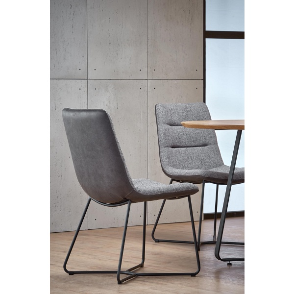 Stół LOOPER 2 , blat - dąb złoty, nogi - czarny - Halmar