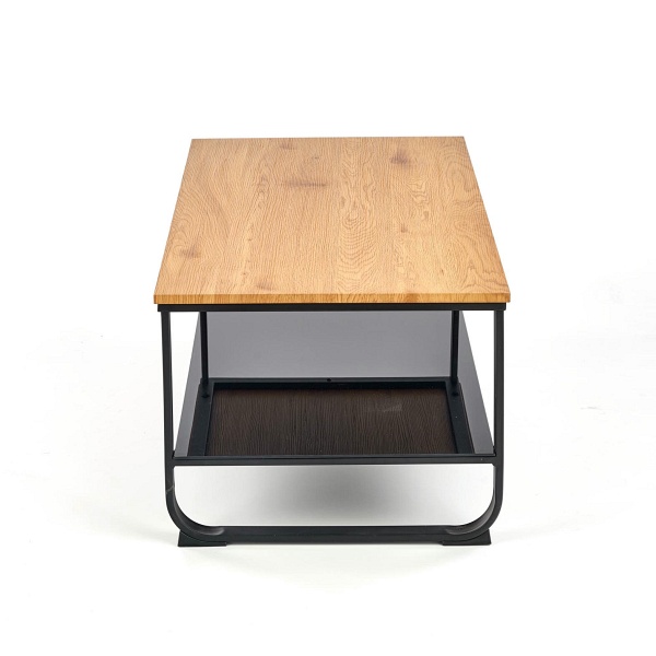 Ława ARTIGA dąb złoty / czarny - Halmar