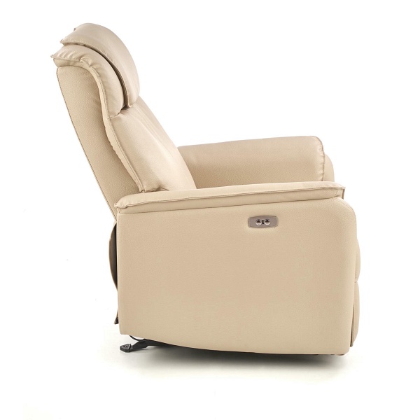 Fotel PARADISE wypoczynkowy z fukcją elektrycznego rozkładania oraz funkcją kołyski - Halmar