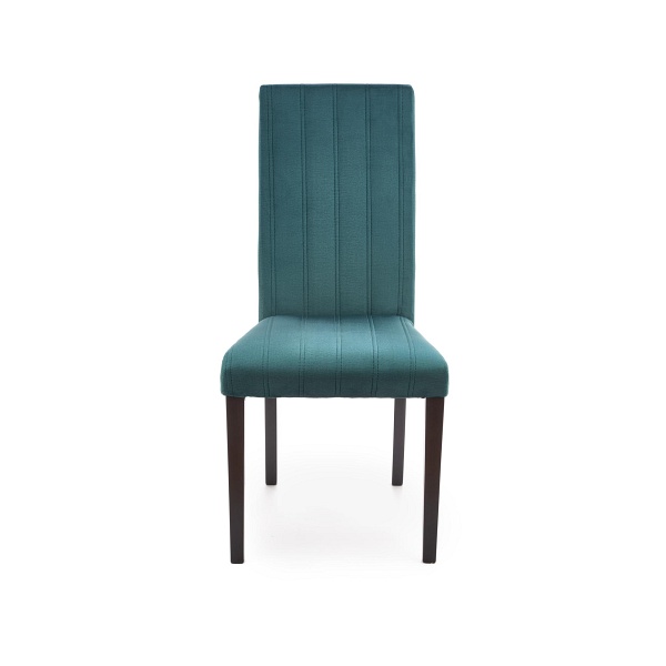 Krzesło DIEGO 2 czarny / tap. velvet pikowany Pasy - MONOLITH 37 - Halmar