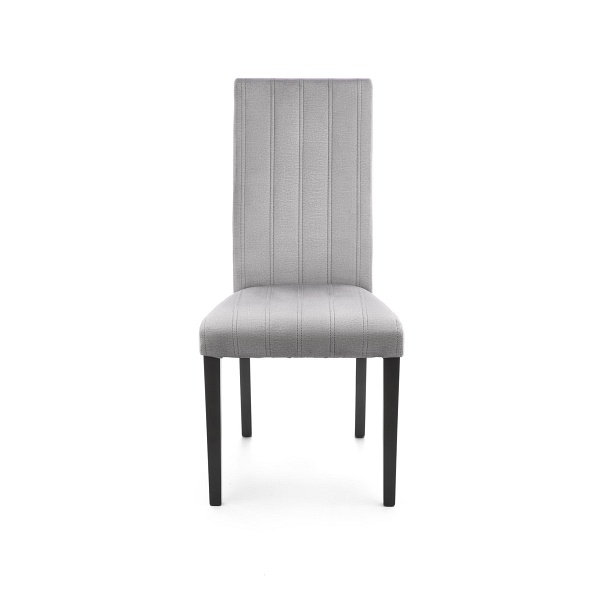 Krzesło DIEGO 2 czarny / tap. velvet pikowany Pasy - MONOLITH 85 - Halmar