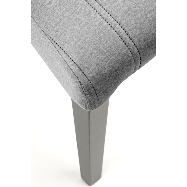 Krzesło DIEGO 2 czarny / tap. velvet pikowany Pasy - MONOLITH 85 - Halmar