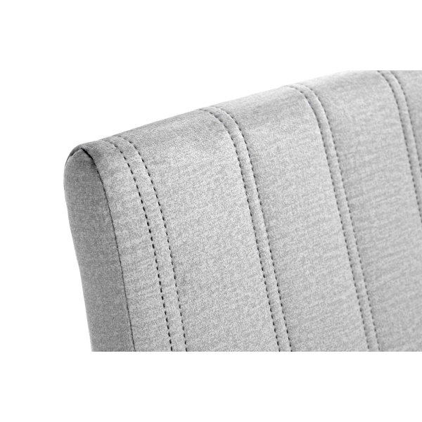 Krzesło DIEGO 2 czarny / tap. velvet pikowany Pasy - MONOLITH 85 - Halmar