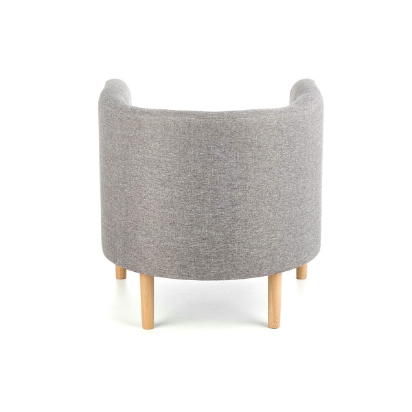 Fotel CLUBBY wypoczynkowy popiel - Halmar