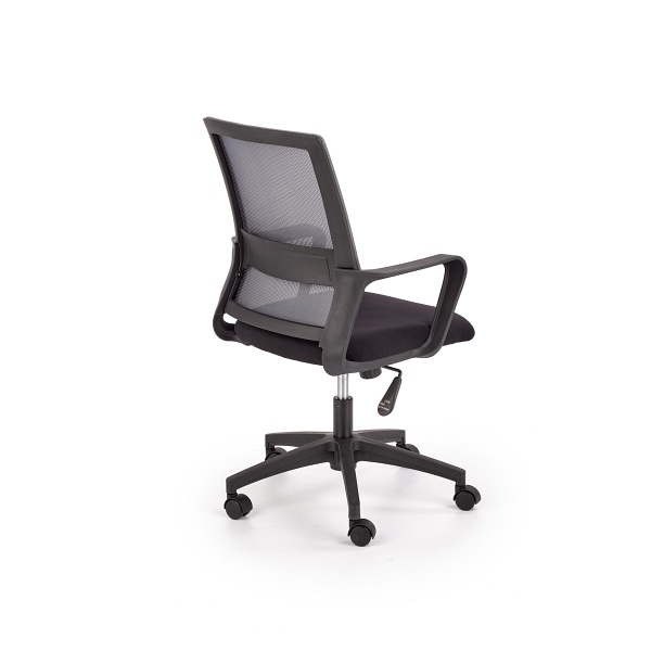 Fotel MAURO pracowniczny czarny / popiel - Halmar