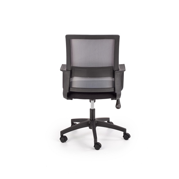 Fotel MAURO pracowniczny czarny / popiel - Halmar