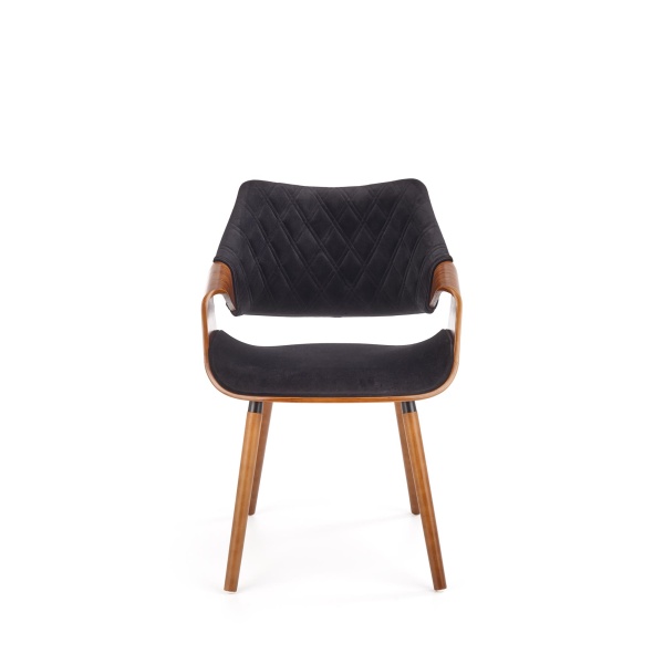 Krzesło K396 orzechowy / czarny - Halmar