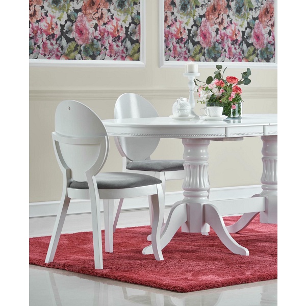 Stół JOSEPH rozkładany biały - Halmar