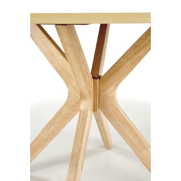 Stół NICOLAS okrągły dąb naturalny - Halmar