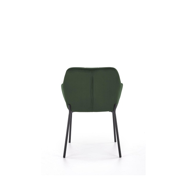 Krzesło K305 czarny / ciemny zielony - Halmar