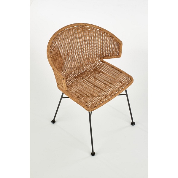 Krzesło K407 naturalny / czarny - Halmar