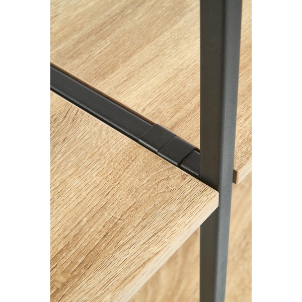 Regał REG19 dąb sonoma / czarny - Halmar